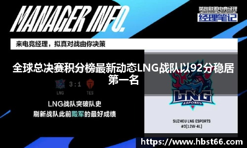 全球总决赛积分榜最新动态LNG战队以92分稳居第一名